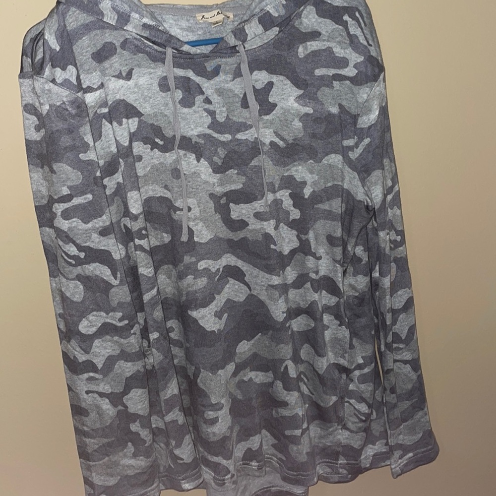 Large hooded shirt